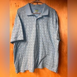 Men’s Izod Perform X Extreme Function Golf Polo Size XXL Blue